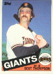 1985 Topps Baseball Cards      646     Scot Thompson